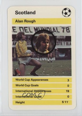 1978 Dubreq Top Trumps World Cup '78 Alan Rough 0q3