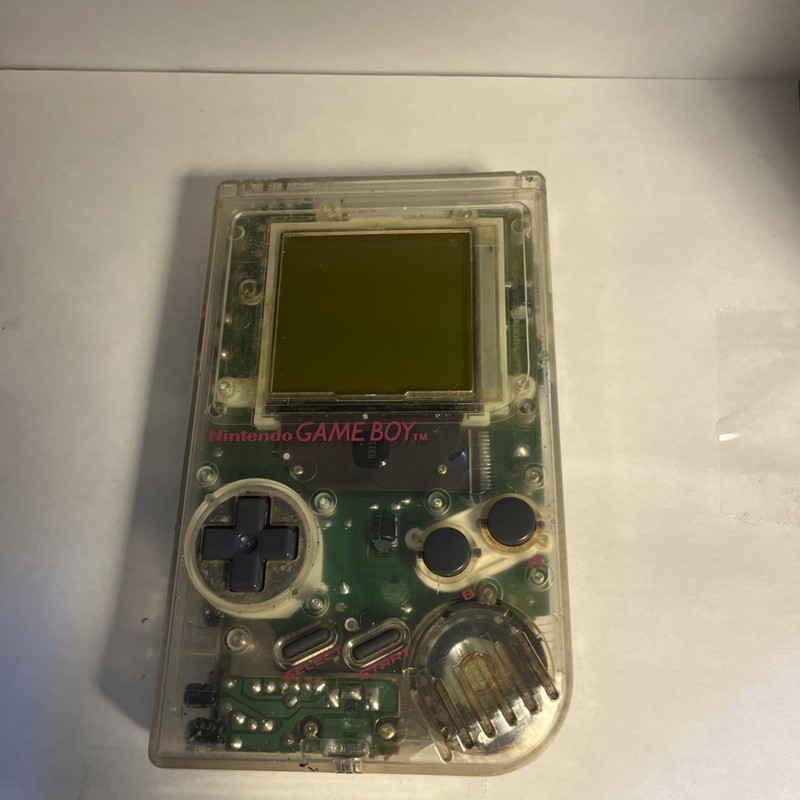 Nintendo Original Game Boy - Clear no front plate and not tested🔥