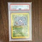 Pokemon 1999 French Base Set 1st Edition Saquedeneu Tangela 66/102 PSA 7
