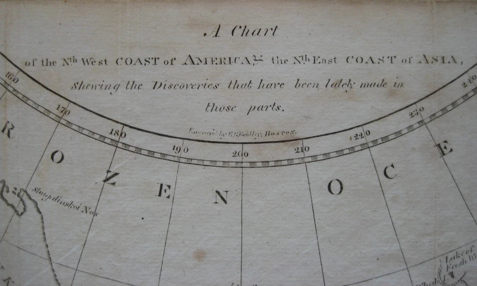 Original 1804 Map After Captain Cook NORTH PACIFIC OCEAN Names Alaska Fox Island - Image 2 of 4