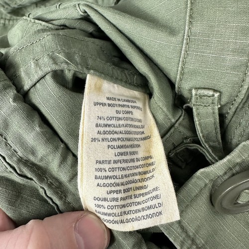 Polo Ralph Lauren Parka Coat, US Flag Denim Supply RRL, Green, Size Mens Large - Picture 9 of 10