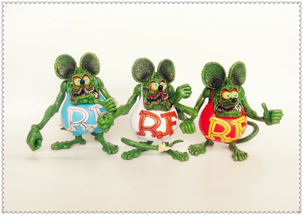 RAT FINK フィギュア Ed Roth ピンク×ブラック