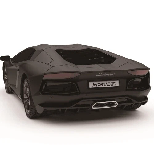 Black Lamborghini Aventador 1:24 Scale - Official Replica Remote Control Car Toy - Image 4 of 4