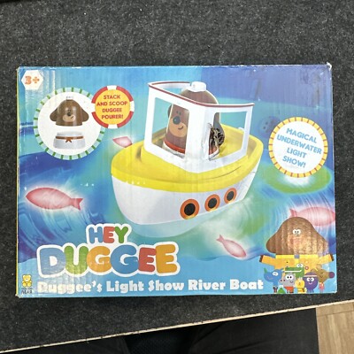 Hey Duggee Lightshow River Boat - Brandneu (Box geöffnet)