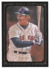 2008 Upper Deck Masterpieces WADE BOGGS Black Frame BOSTON RED SOX