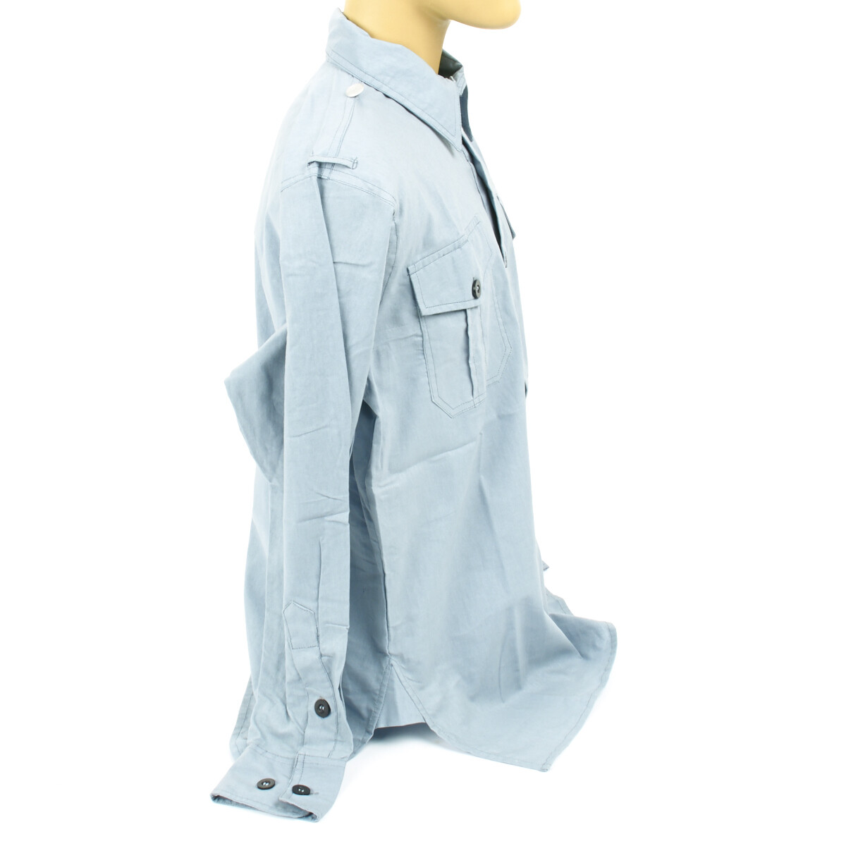 German WWII Luftwaffe Light Blue Shirt-M: US 38-40 | eBay
