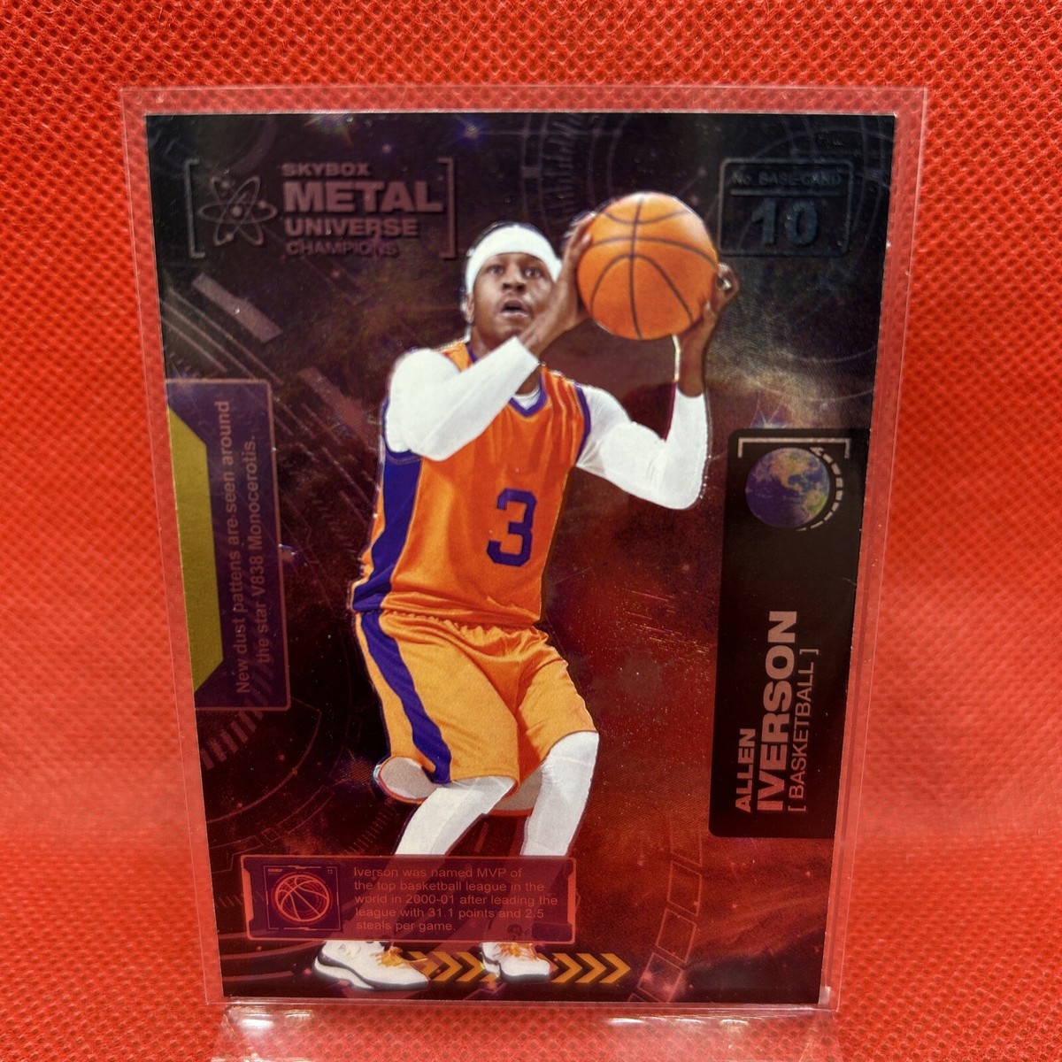 2021 Skybox Metal Universe Champions Allen Iverson #10 | eBay