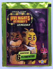 1 SEALED PACK ENVELOPE / 5 Stickers  1 Card FIVE NIGHTS AT FREDDY'S 2023 PERU