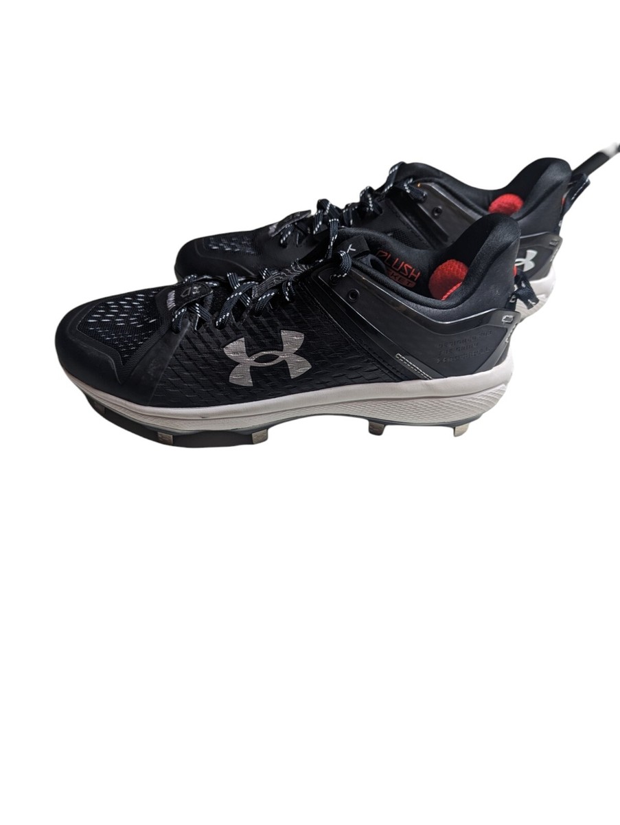 Under Armour Yard Metal Baseball Cleats Black White Men’s Size 7.5 3025592-001 under-armour-leadoff-adult-low  main image 3