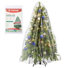 9Ft Christmas Tree Removal Bag Tall Christmas Tree Storage Bag Clear Waterproof