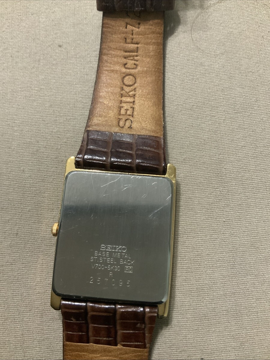 \"seiko tank\" ヴィンテージ　V700-5K30 1999 Seiko 'Tank' V700-5K30 Quartz – Mornington Watches