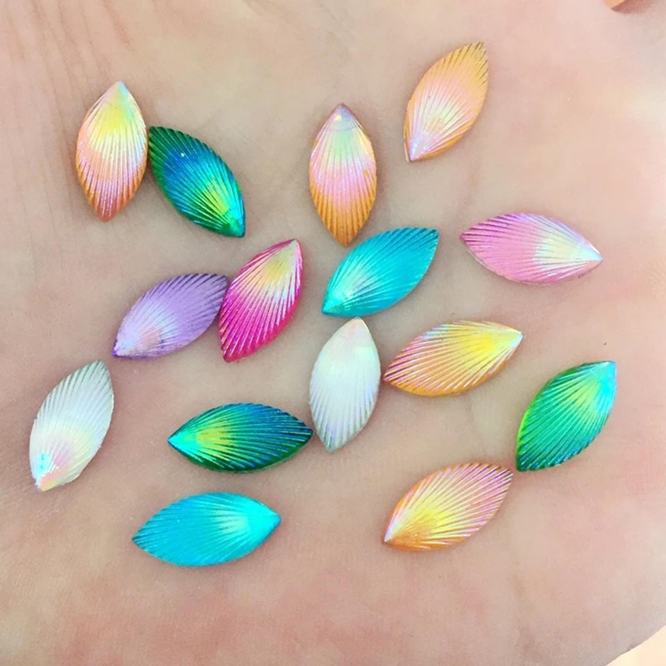 100pcs Different Colors Rhinestones Shiny for Art Bags Shoes Pots