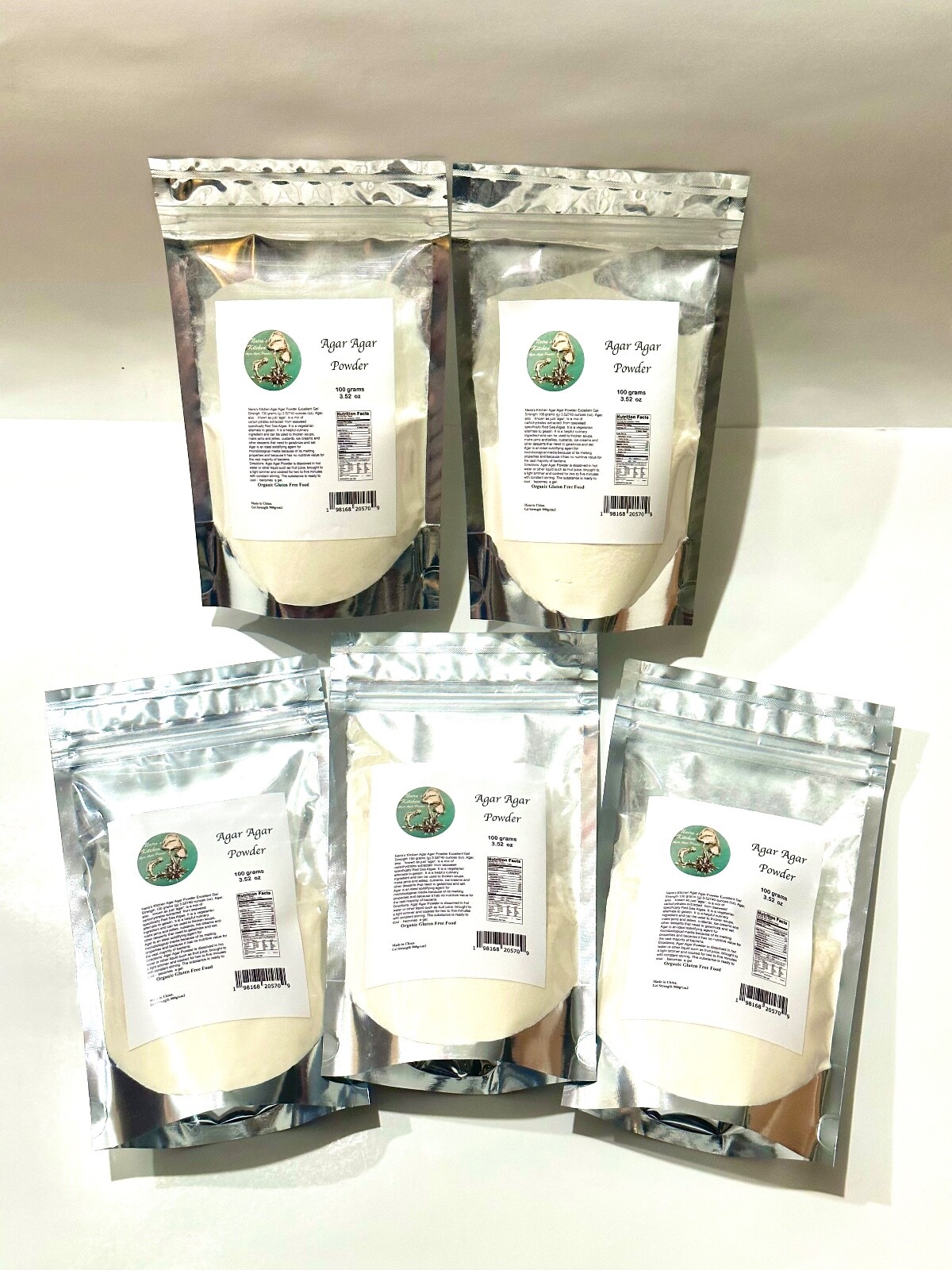 Wholesale Agar Agar Powder Organic Vegan Supplement Red Seaweed Lab Petri Dish