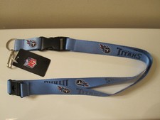 TENNESSEE TITANS Lanyard Key Chain ID Holder STRAP Release Blue  Blue NFL