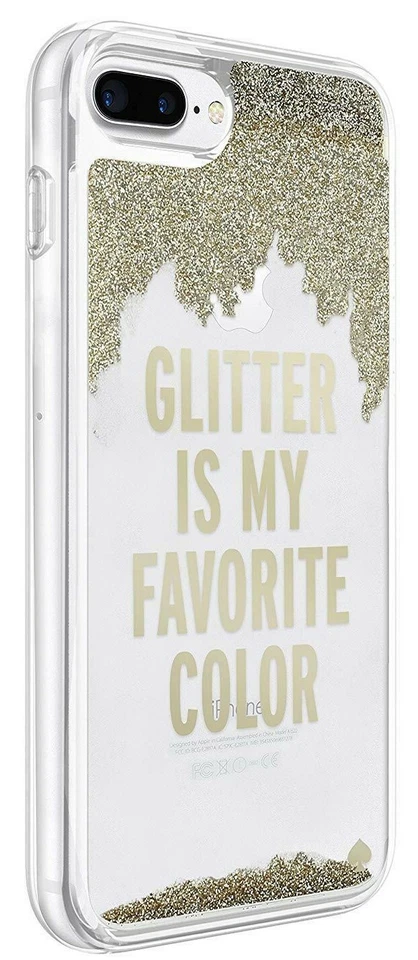 Apple iPhone 8+/7+ Kate Spade New York Diseñador Líquido Brillo Estuche Cubierta NUEVO Foto 4 de 4