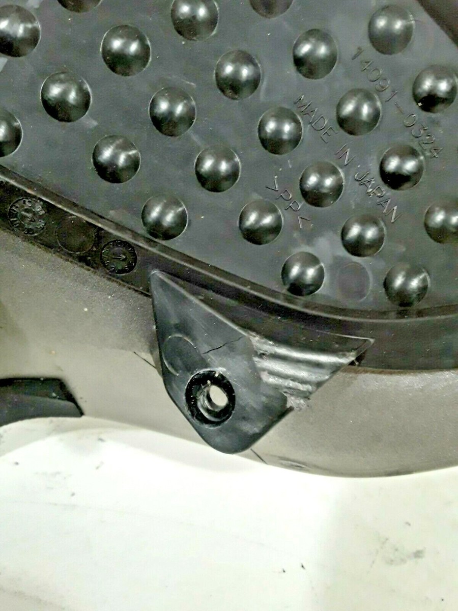 2005 Kawasaki ZX6R OEM Tank Cover Fairing M.F.R. Titanium 51026