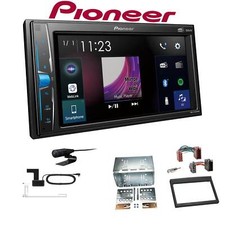 Pioneer Multimedia Autoradio Bluetooth DAB+ für Porsche 911 1997-2006 in schwarz