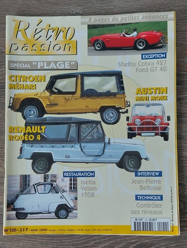 Magazine Retro Passion n° 120 - Citroën Méhari, Renault Rodéo 4, ... | eBay