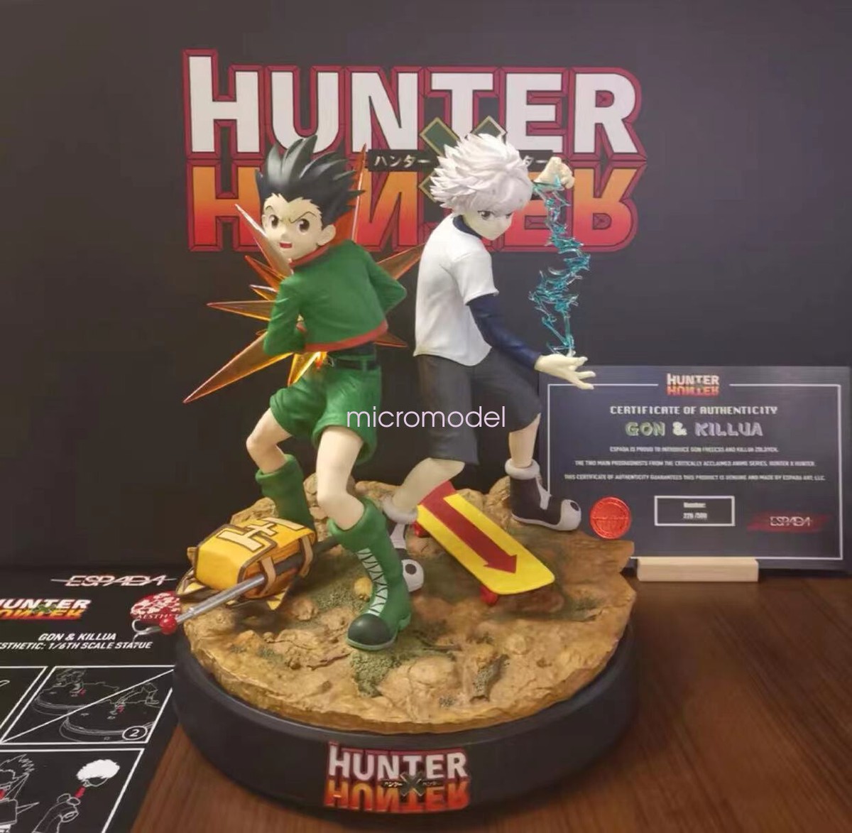 Espada Art HUNTER×HUNTER Gon Freecss Killua Zoldyck 1/6 Resin