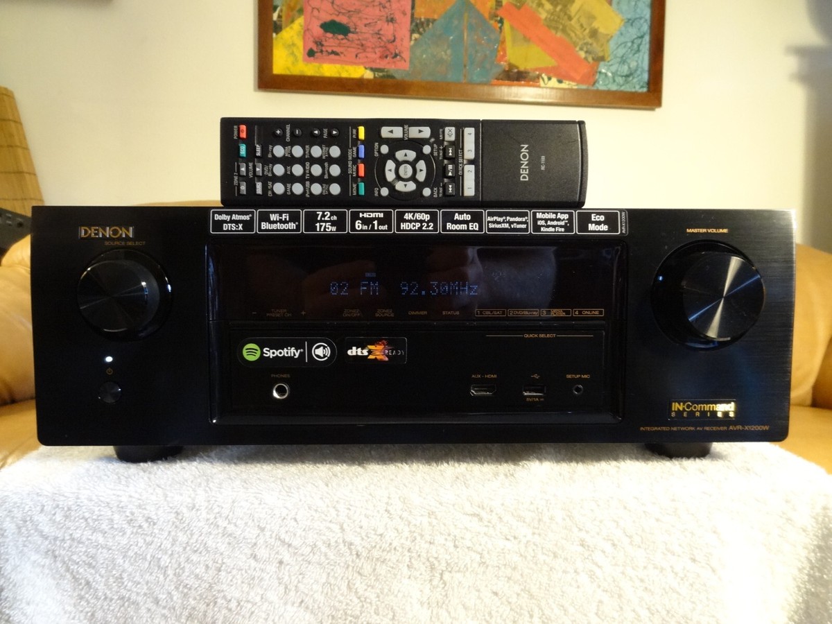 AVR-X1200W avアンプ Denon AVR-X1200W IN-Command 7.2-channel home theater