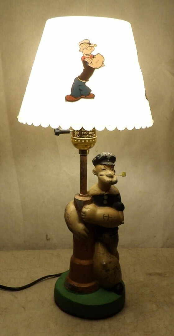 Vintage/Antique 1935 Popeye The Sailor Man Table Lamp | eBay