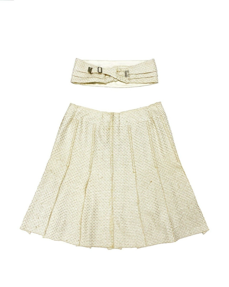 ⭐️美品⭐️シャネル ヴィンテージコート 金ボタン クローバー 緑