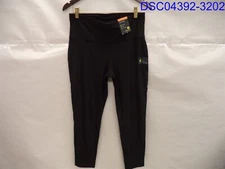 Xersion Women's Black Leggings, Size=L, Waist=30", Inseam=24"
