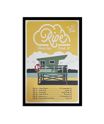 Ripe Band Florida Tour 2024 Poster