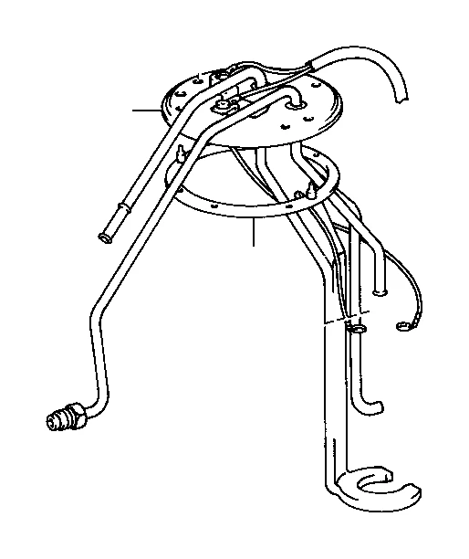 OEM TOYOTA SUPRA Fuel Pump Mounting Bracket FITS 1986-1992 - Image 2 of 2