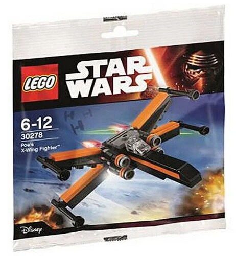 LEGO 30278 Star Wars Episode 7 Mini Poe s X Wing Fighter Poly Bag