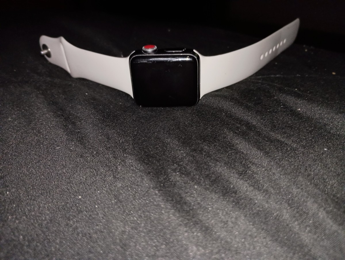 Apple Watch Edition 42mm Gray Ceramic Case with Gray/Black Sport 