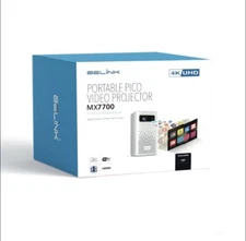 Belink Portable Pico Video Projector - MK 7500 Pro 3D 4K New