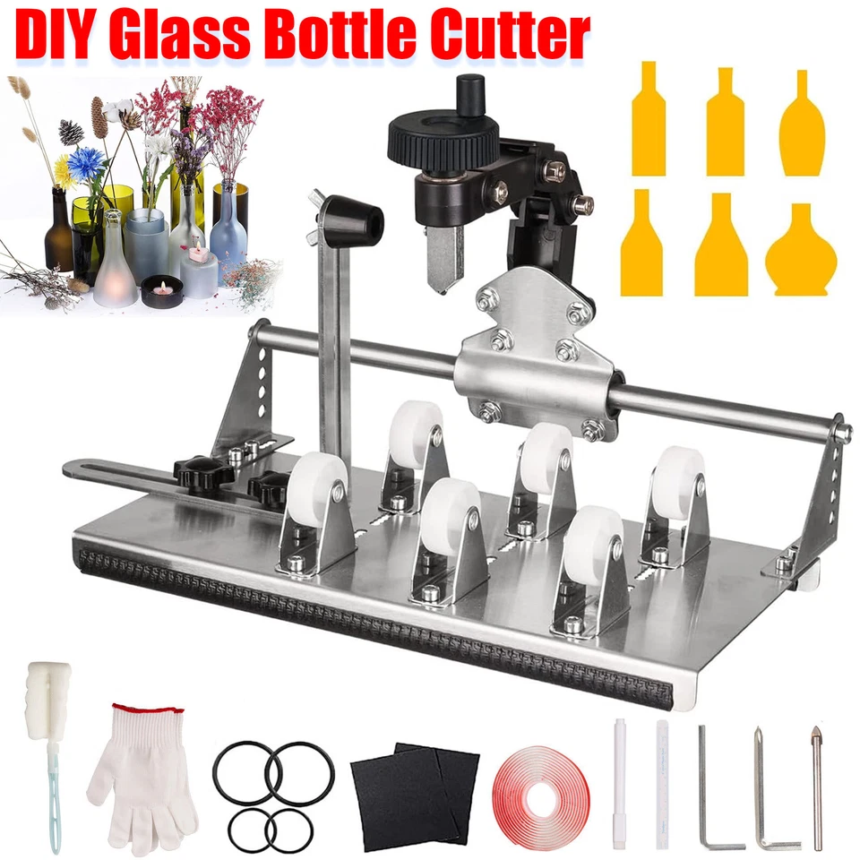 Pro Glass Bottle Cutter for All Shapes Glassbottle Glass Cutting Tool DIY Kit - image 2 of 4