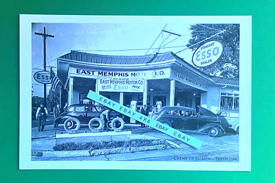 Found PHOTO Old Standard ESSO Oil Co Gas Service Station in East Memphis TN