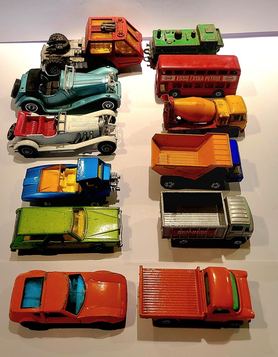 12 Vintage MATCHBOX LESNEY ENGLAND Superfast Cougar Monteverdi