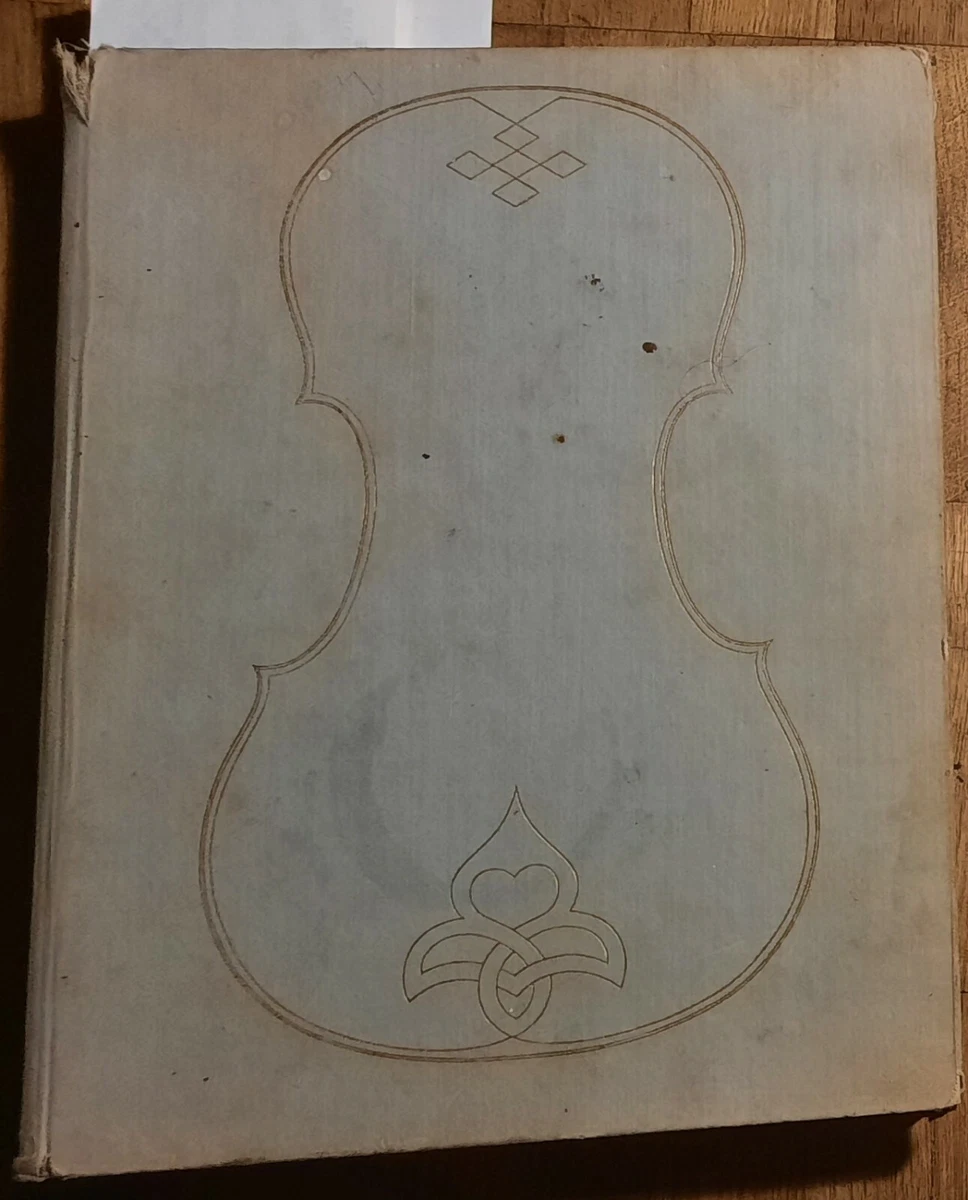 Big Book Photo Album Stringed Design Musical Viol Violin Maker Master Processes