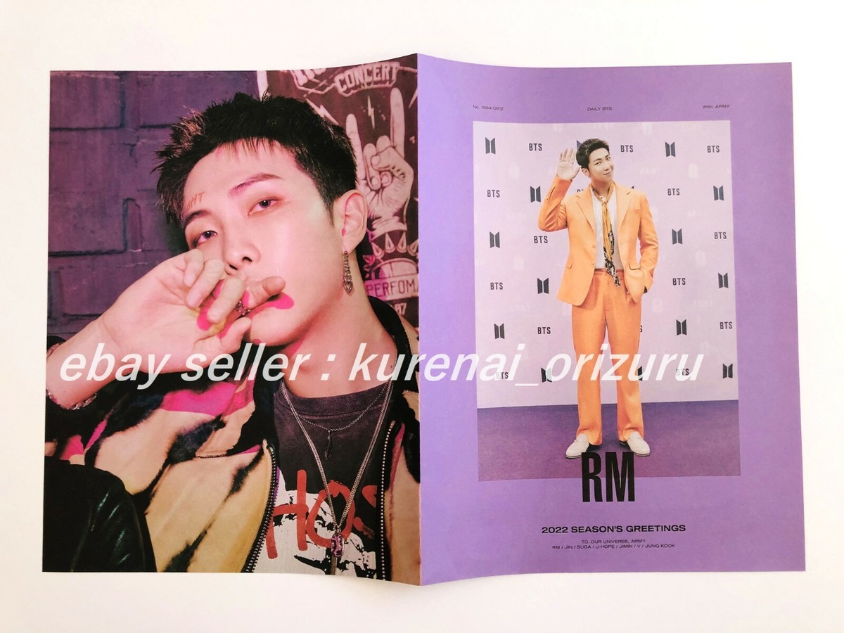 BTS シーグリ2022 RM キムナムジュン Season Greeting BTS RM Namjun 2022 SEASON'S GREETINGS Set ID PHOTOCARD