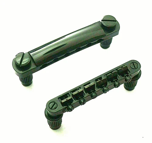 Epiphone Locktone Locking Tunomatic Adjustable Stop Tail Set Guitar Bridge Black