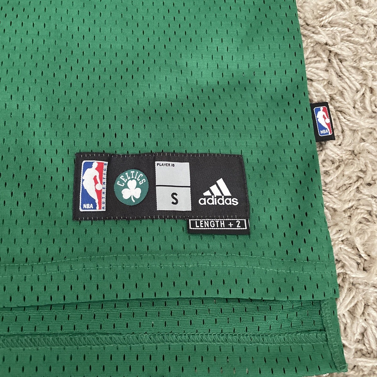 adidas NBA CELTICS ゲームシャツ　ヴィンテージ Rare Vintage Adidas NBA St. Patricks Day Boston Celtics