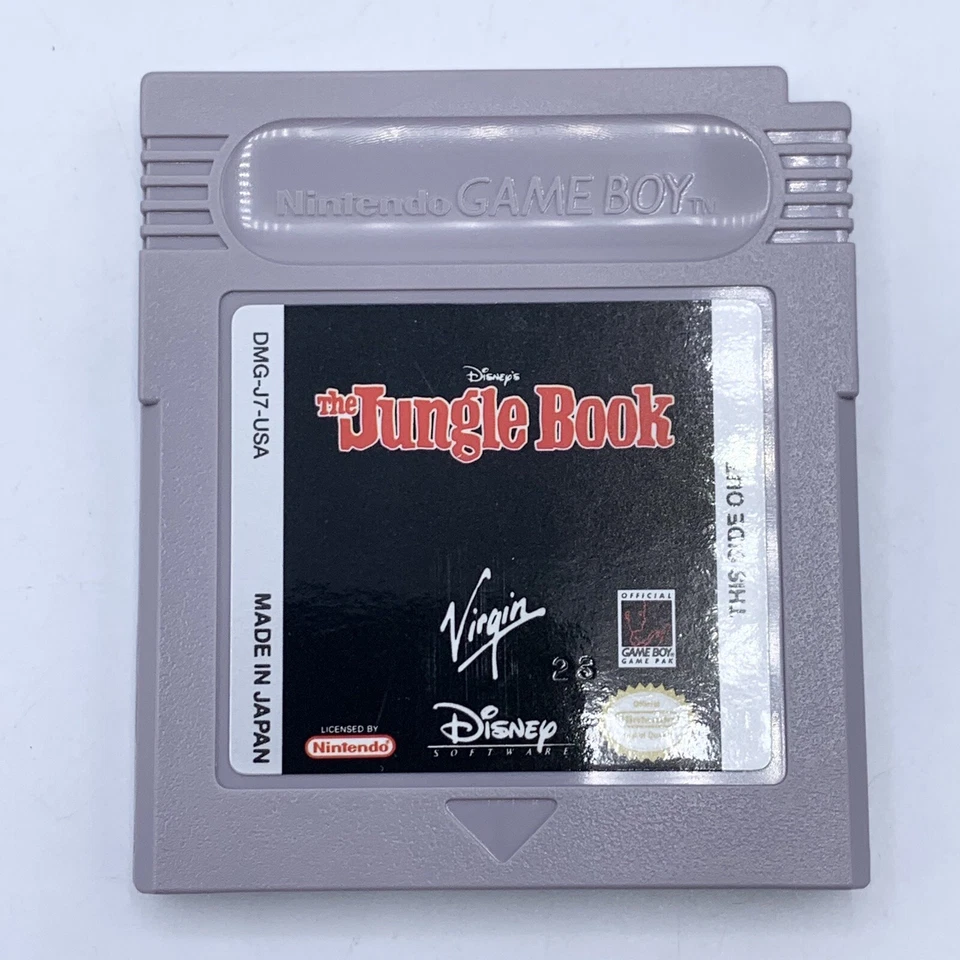 DISNEY’S THE JUNGLE BOOK NINTENDO GAME BOY 1994 Completo En Caja Con Póster Probado Foto 3 de 4