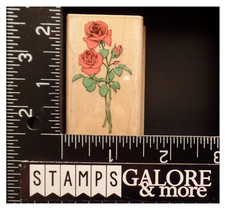 HERO ARTS RUBBER STAMPS D701 LONG STEMMED ROSES LOVE FLOWERS T51