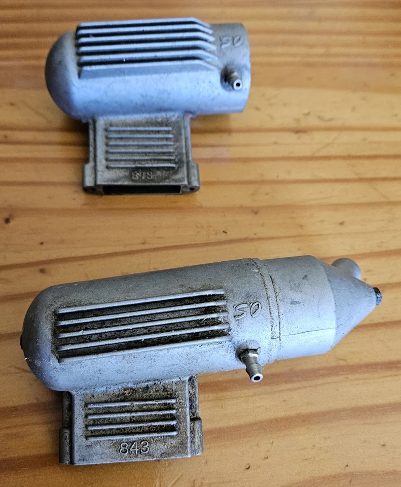 OS 843 Complete Muffler & 873 Incomplete Rc Engines Lot Of 2 Pieces ATRC - Image 2 of 4