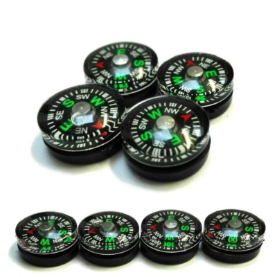 5 STÜCK MINI KOMPASS BASTELN WANDERN CAMPING OUTDOOR WANDERN SURVIVAL JAGD BLACK