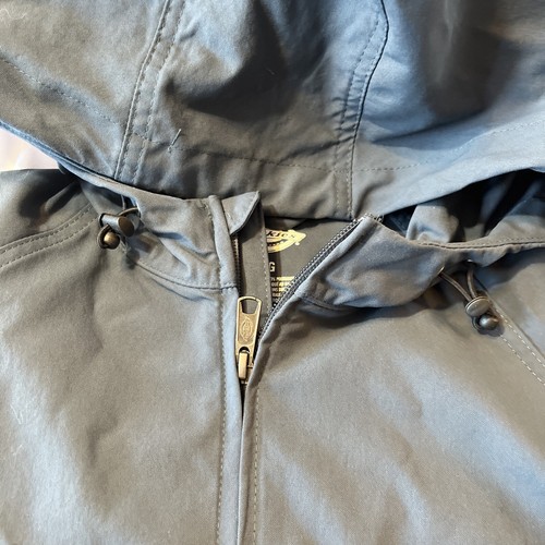 Dickies Women's Performance Hooded Rain Jacket Blue Size Large Hydroshield - Picture 5 of 7