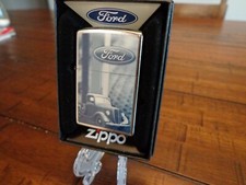 Ford Vintage Truck Zippo Lighter Mint In Box