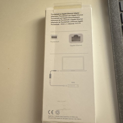 Apple Thunderbolt to Gigabit Adapter Model A1433 - Picture 2 of 3