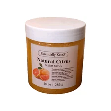 Essentially KateS' Natural Citrus Sugar Scrub Hydrate & Refresh the Skin 10 oz