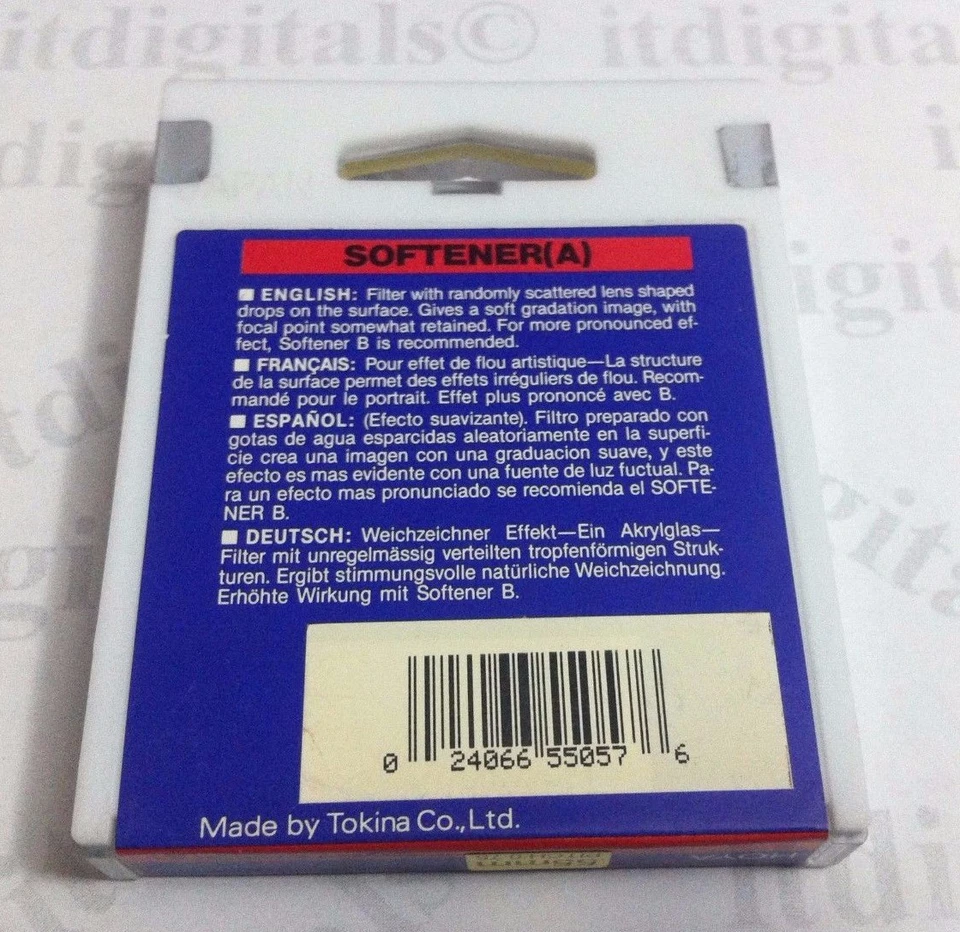 Hoya 55mm Softener a Soft Focus Glass Lens Filter Soften 55 mm Japan Softener(a) - Image 2 of 3