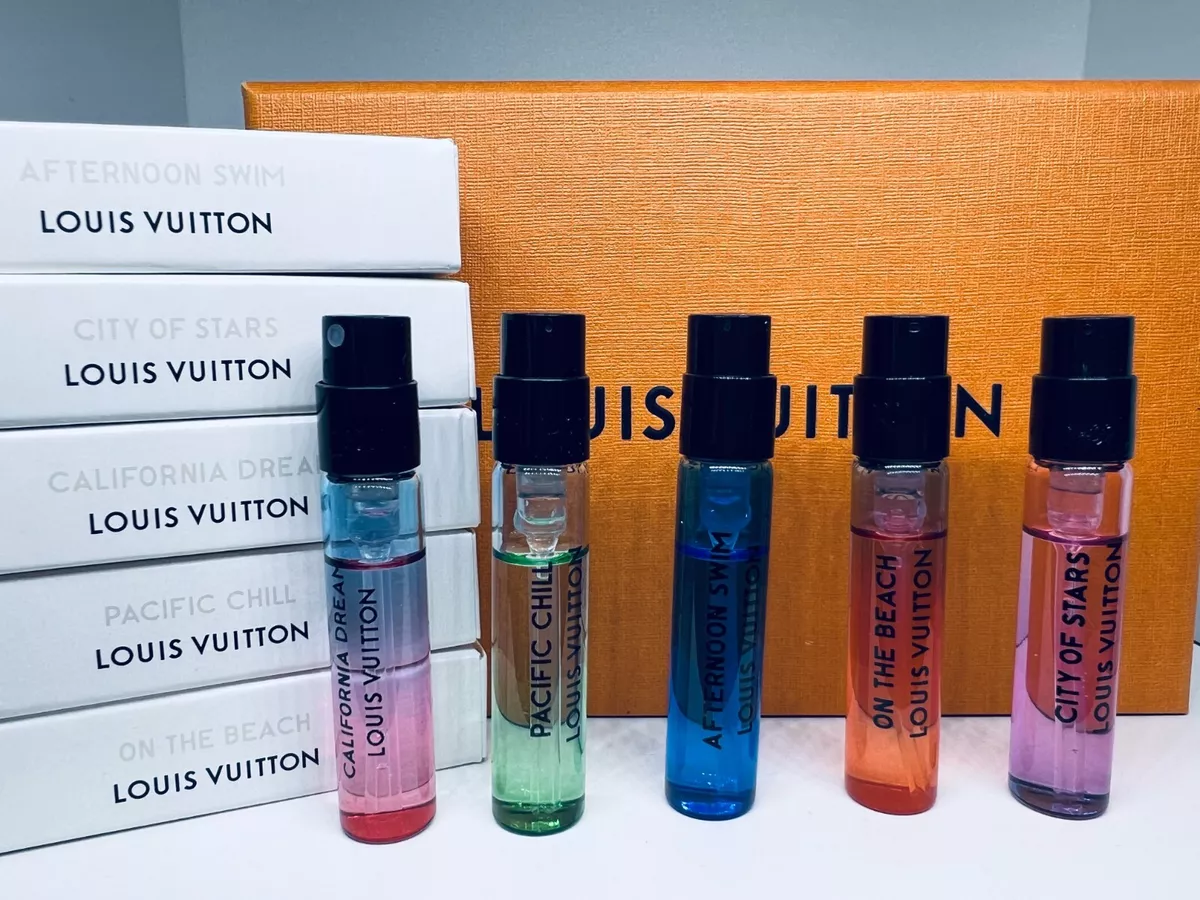 Louis Vuitton Cologne Perfumes Collection For Unisex Sample Vials Spray 5Pc  Set