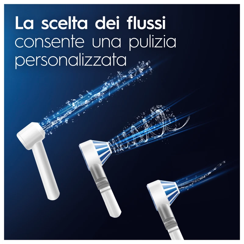 Idropulsore Sistema Pulente Denti Bocca Health Center con Beccucci ORAL-B Braun, fotografia 5 di 6